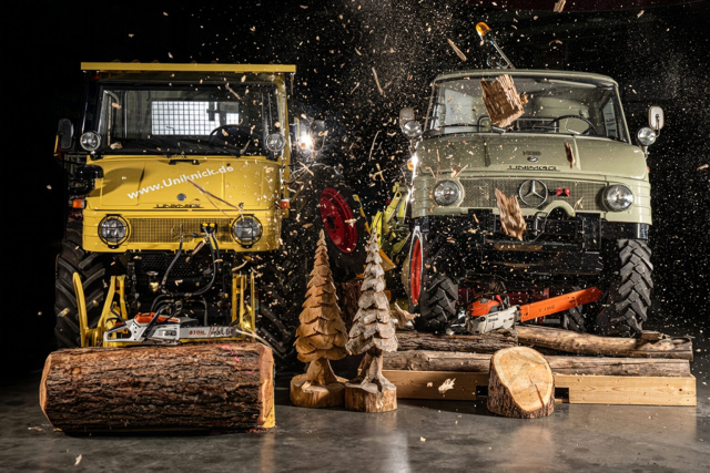 Unimog im Forsteinsatz