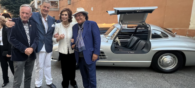 HK-Engineering bringt originalen Mercedes-Benz 300 SL nach Rom: Schauspielerin Sophia Loren feiert ihren 90. Geburtstag