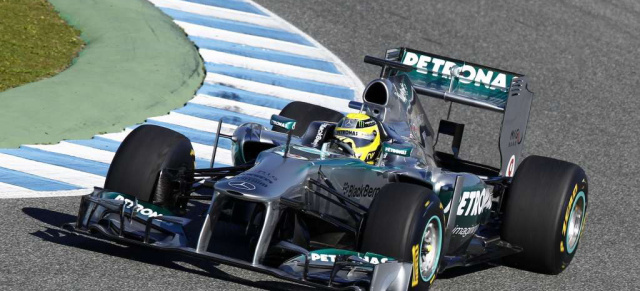 Formel 1: Test Barcelona - Tag 1: Rosberg mit schnellster Rundenzeit des Tages