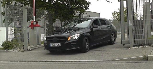Erlkönig erwischt: Neues Video vom Mercedes CLA Shooting Brake: Aktuelles Filmmaterial vom kompakten Fließheckkombi