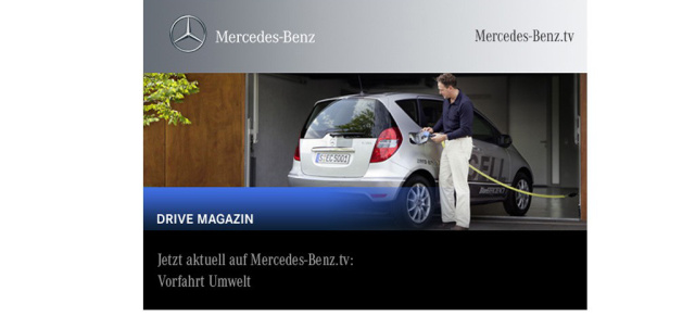 Jetzt aktuell auf Mercedes-Benz.tv: Vorfahrt Umwelt: