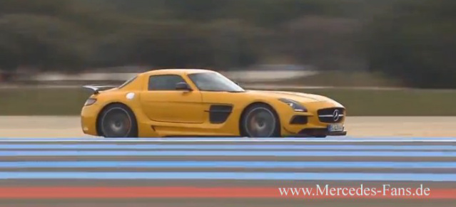 Hörprobe: Mercedes SLS AMG Black Series auf der Rennstrecke: Video vom AMG-Supersportwagen auf dem Castellet Race Track