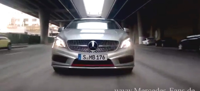 Highlightfilm: Die neue A-Klasse von Mercedes-Benz : 4minütiges Videospecial zum neuen Star in der Kompaktklasse
