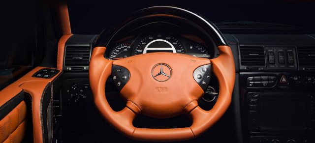 Mercedes-Benz G55 AMG: Innenraumveredelung: Schönheit, die von innen kommt: Vilner hübscht das Interieur des G55 AMG auf