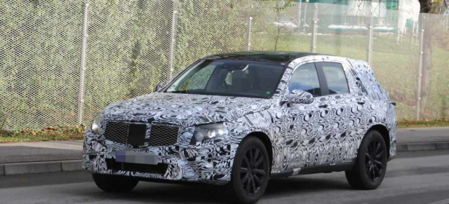 Erlkönig erwischt: Aktuelle Bilder vom Mercedes GLK 2016: Neue Bilder vom SUV-Mittelklassemodell mit Stern