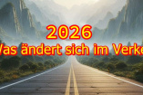 2026: Das erwartet Autofahrer & Co.: In 2026 wird für Kraftfahrer einiges teurer - aber es gibt auch Entlastung