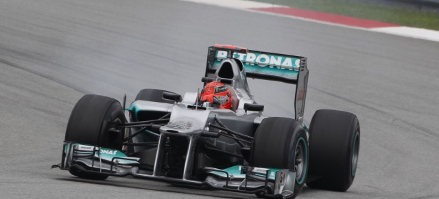 F1 GP China: Training - Silberpfeile auf Rang 2 und 3: Sehr gute Trainingsleistung von Rosberg und Schumacher