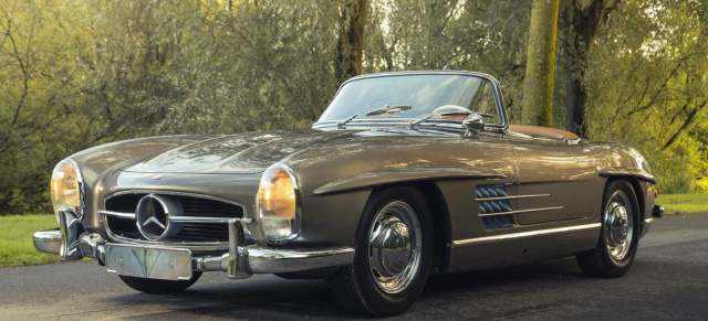 Sterne unterm Hammer: 300 SL Roadster bei Bonhams in Knokke: Der offene Traumstern: Ein echter Stern für echte Fahrer - 300 SL Roadster bei der Zoute-Auktion