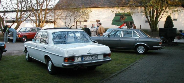 Jetzt Freitag: Alt-MB Stammtisch im Meilenwerk: Offen für alle Freunde klassischer und exotischer Mercedes-Benz