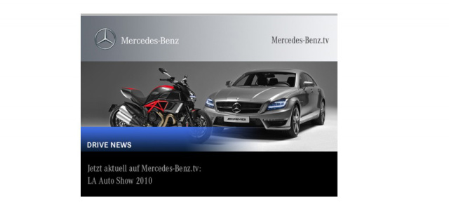 Jetzt aktuell auf Mercedes-Benz.tv: LA 2010 - Highlights: