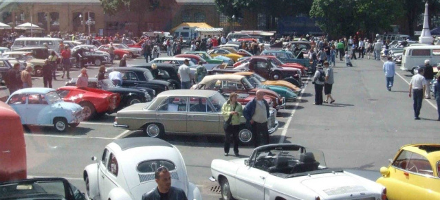 Oldtimer Tage in Berlin (14.5. - 15.5): Zum großen Klassiker-Schaulaufen im Meilennwerk Berlin werden 20.000 Zuschauer erwartet.
