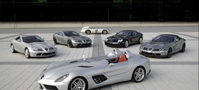 Das Projekt SLR geht in Pension: Die Ära der Supersportwagen unter dem Siegel "SLR" endet mit dem Produktionsende des limitierten SLR "Stirling Moss" und zieht damit eine Linie unter ein Projekt, das stets "hart am Limit" operierte