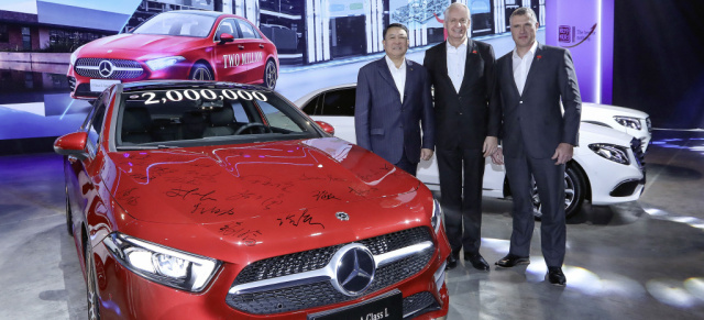 Mercedes-Benz A-Klasse Langversion: Produktionsstart in Peking: A Klasse L Limousine läuft vom Band