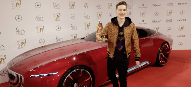 68. BAMBI-Verleihung in Berlin: BAMBI: Debut von Felix Jaehn als neuer Mercedes-Benz Markenbotschafter