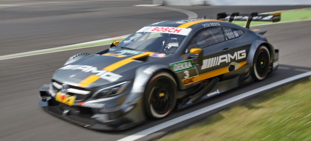 DTM auf dem Lausitzring am Samstag: Podiumserfolg für Robert Wickens im Mercedes-AMG C63 DTM!