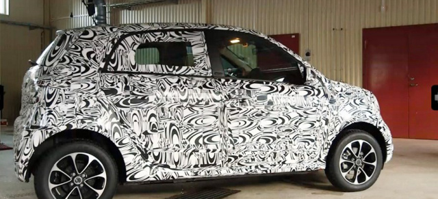 Video-Trio: smart fortwo / forfour 2015 bei Erprobungsfahrten in Schweden: Die kommende smart Generation zeigt sich in drei Videos
