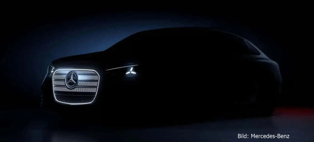 Neues zur vollelektrischen Mercedes C-Klasse 2026: Offizielles C-Klasse-EQ-Teaserbild zeigt ikonischen Chromgrill