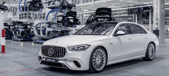 Drosselung der S-Klasse-Produktion in Factory 56: Anfang Oktober stellte Mercedes die Produktion der S-Klasse auf Einschichtbetrieb um