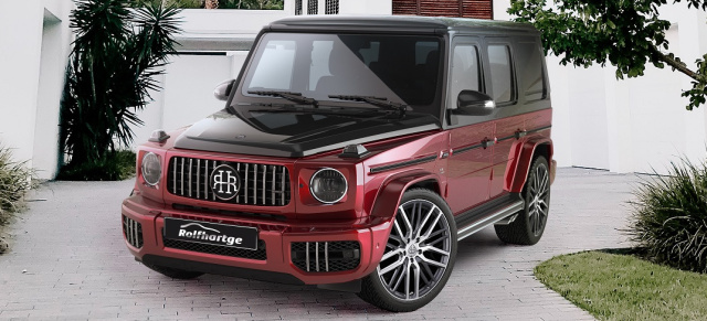 Rolfhartge bringt ein Gesundheitspaket in die G-Klasse: Gegen Viren, Keime und Bakterien: Limited Edition "La G-Rouge" auf Basis des Mercedes-AMG G 63