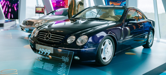 Premiere mit Stein und Staunen: Der Mercedes-Benz CL 600 vom Autosalon Genf 1999